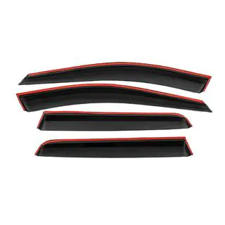 Window Deflectors with Chrome Trim Niken Luxury (4 pcs) Volvo XC90 2002-2014 photo 4