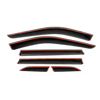 Window Deflectors with Chrome Trim Niken Luxury (6 pcs) photo 3