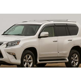 Window Deflectors with Chrome Trim Niken Luxury (6 pcs) Lexus GX460 2009-2023 photo 1