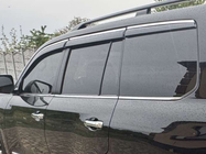Lexus LX570/450d 2008-2022 Window Deflectors with Chrome Trim Niken Luxury (2008-2015, 6 pcs) photo 3