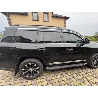 Window Deflectors with Chrome Trim Niken Luxury (6 pcs) Toyota Land Cruiser 200 2007-2021 photo 3