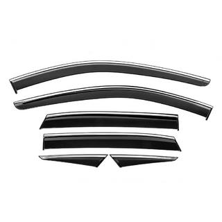 Window Deflectors with Chrome Trim Niken Luxury (6 pcs) Nissan Qashqai 2021- photo 1