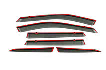 Nissan X-trail T33/Rogue 2022- Window Deflectors with Chrome Trim Niken Luxury (For X-trail, 6 pcs) photo 3