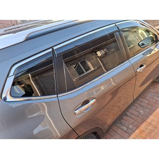 Window Deflectors with Chrome Trim Niken Luxury (6 pcs) photo 2