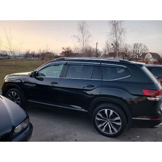 Window Deflectors with Chrome Trim Niken Luxury (6 pcs) photo 3