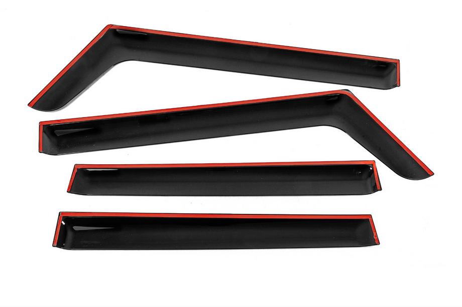 Suzuki Jimny 2018- Window Deflectors Niken Luxury (4 pcs) Photo 3