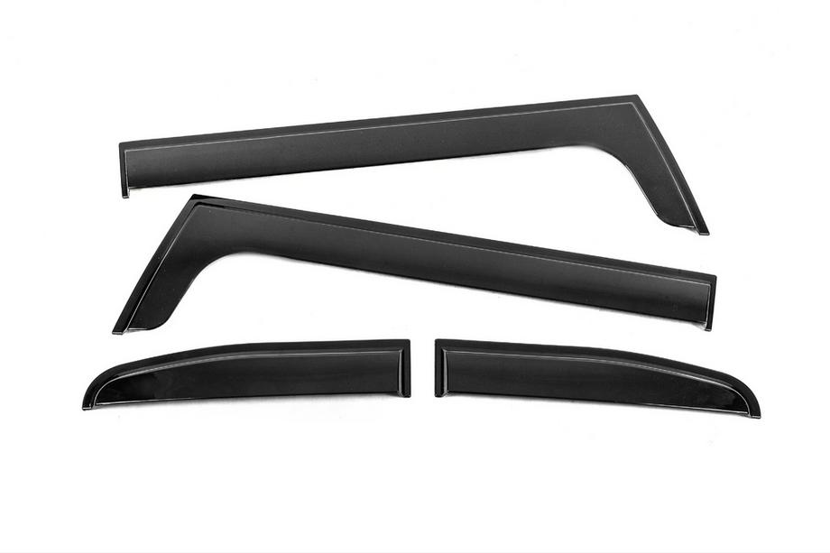 Toyota FJ Cruiser 2006-2022 Window Deflectors Niken Luxury (4 pcs) Photo 3