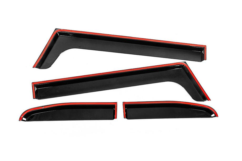 Toyota FJ Cruiser 2006-2022 Window Deflectors Niken Luxury (4 pcs) Photo 5