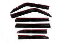 Toyota Land Cruiser Prado 250 2023- Window Deflectors Niken Luxury (6 pcs) photo 6