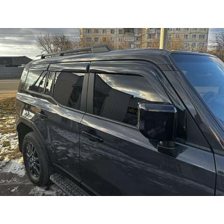 Window Deflectors Niken Luxury (6 pcs) Toyota Land Cruiser Prado 250 2023- photo 1
