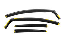 Ford Focus III 2011-2017 In-Channel Window Deflectors Niken Luxury (SD/HB, 4 pcs) photo 2