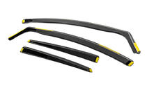 Ford Focus III 2011-2017 In-Channel Window Deflectors Niken Luxury (SD/HB, 4 pcs) photo 3