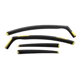In-Channel Window Deflectors Niken Luxury (SD/HB, 4 pcs) Ford Focus III 2011-2017 photo 2