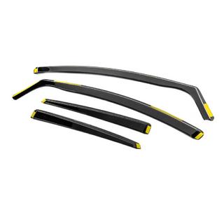 In-Channel Window Deflectors Niken Luxury (SD/HB, 4 pcs) Ford Focus III 2011-2017 photo 3
