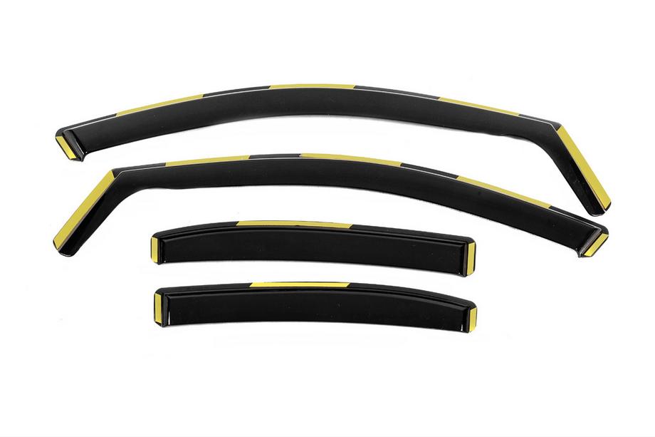 Mercedes C-class W205 2014-2021 In-Channel Wind Deflectors Niken Luxury (4 pcs) Photo 2