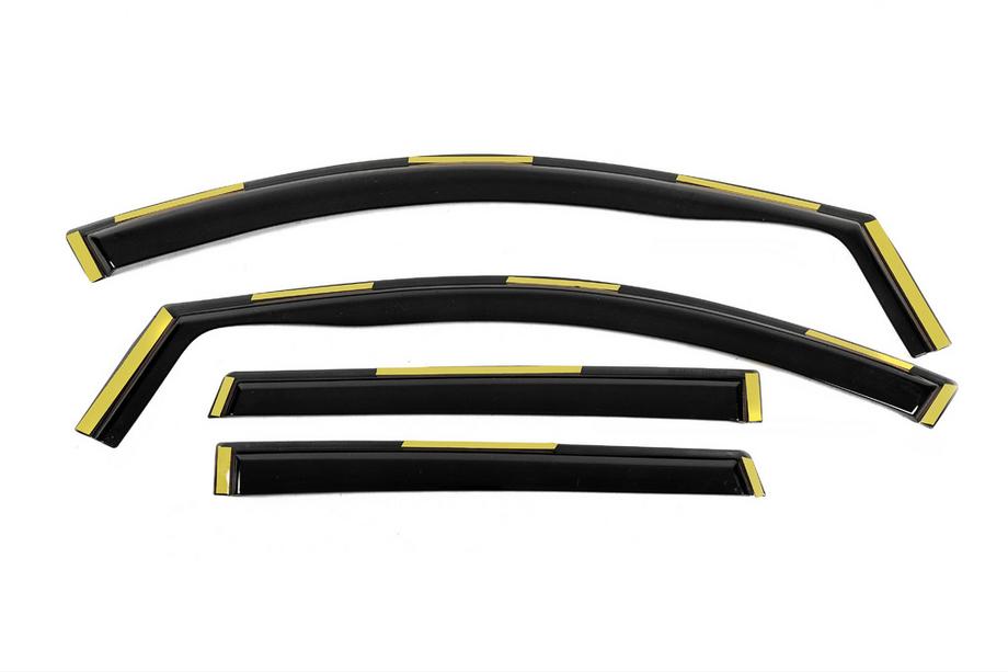 Nissan Qashqai 2014-2021 In-Channel Wind Deflectors Niken Luxury (4 pcs) Image