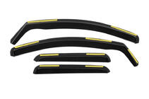 Renault Duster 2018-2024 In-Channel Wind Deflectors Niken Luxury (4 pcs) photo 1
