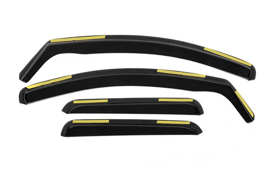 Renault Duster 2018-2024 In-Channel Wind Deflectors Niken Luxury (4 pcs) Image