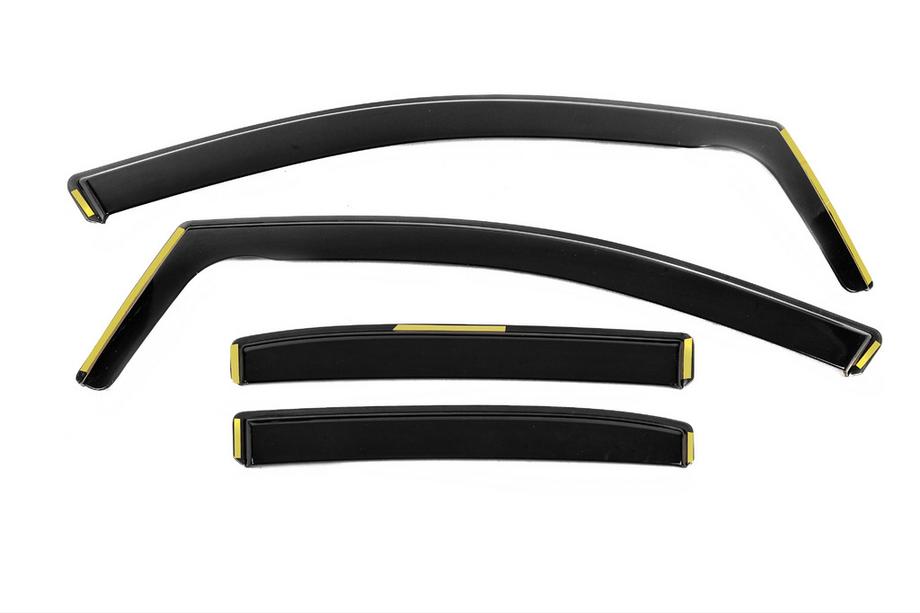 Toyota Corolla 2019- In-Channel Wind Deflectors Niken Luxury (SD, 4 pcs) Image