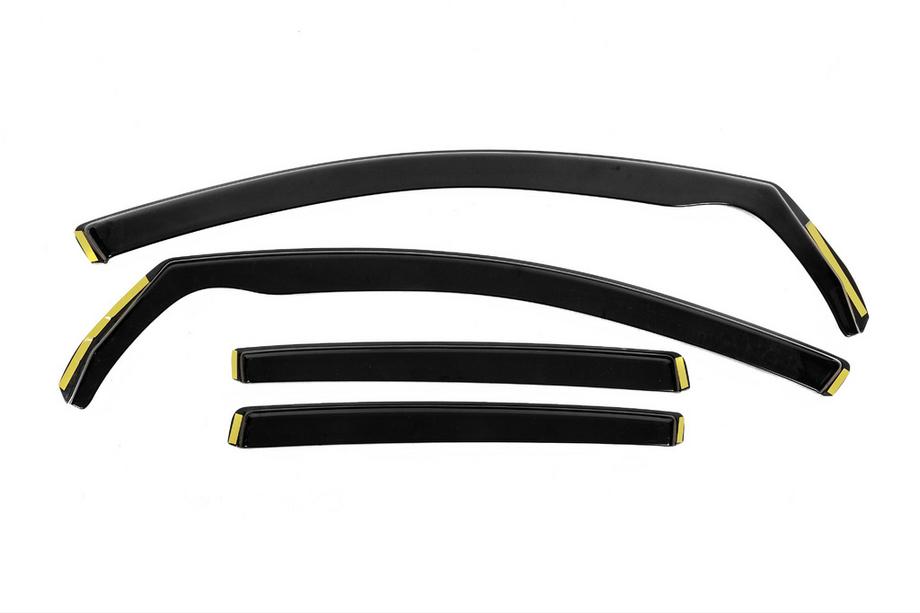 Volkswagen Golf 6 2008-2014 In-Channel Wind Deflectors Niken Luxury (HB, 4 pcs) Image