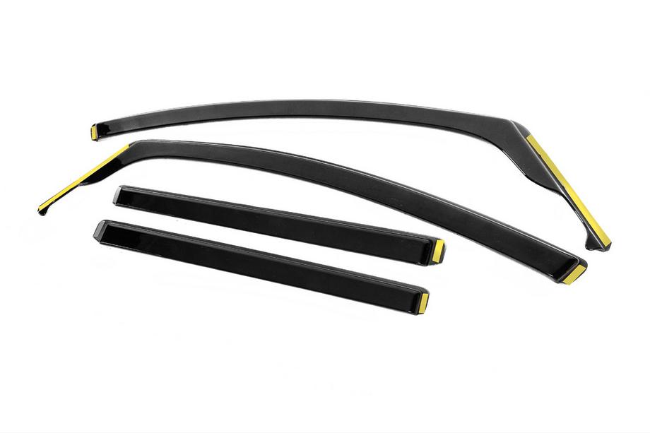 Volkswagen Touran 2003-2010 In-Channel Wind Deflectors Niken Luxury (4 pcs) Photo 2