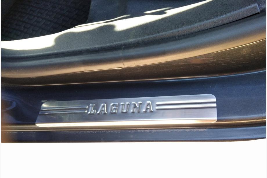 Renault Laguna 2001-2007 Door Sill Protectors OmsaLine (4 pcs, stainless steel) Photo 2