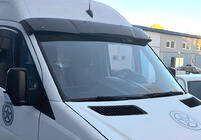 Volkswagen Crafter 2006-2016 Windshield visor V-3 (black gloss, 5mm) photo 1