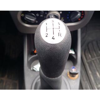 Gear Shift Knob 8200079112 (black with gray) Dacia Logan MCV 2004-2014 photo 1