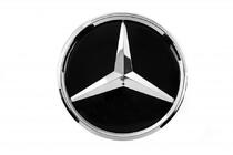 Mercedes C-class W205 2014-2021 Clearance Front emblem under glass with chrome trim a2058806406 (display) photo 1