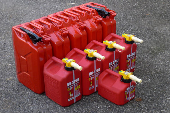 Which canister is better to store gasoline in?