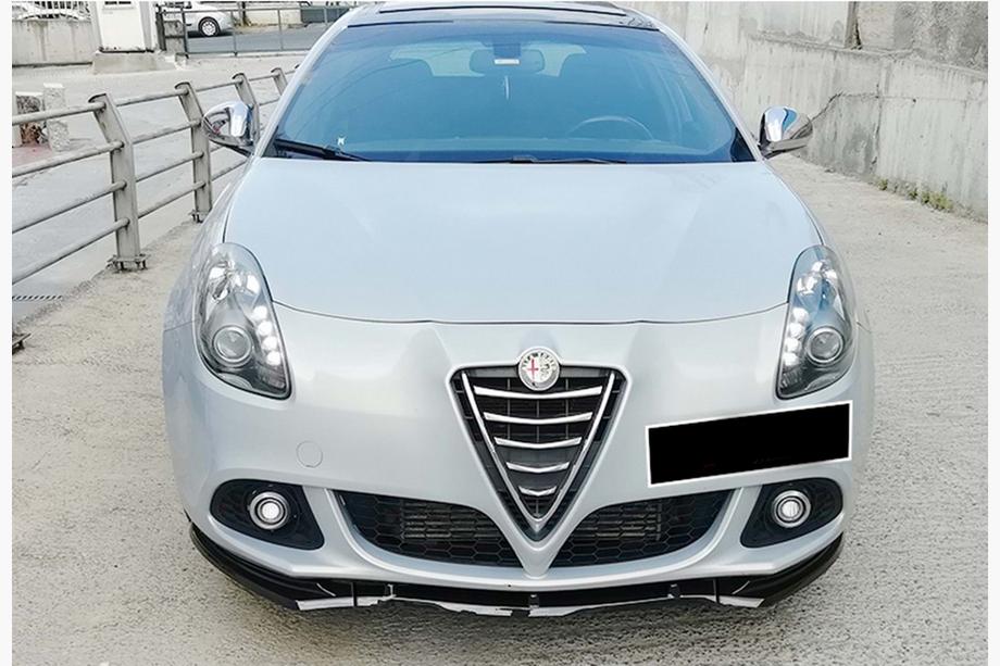 Alfa Romeo Giulietta 2010-2020 Front Lip Spoiler DPT (ABS, Gloss Black, 3pcs) Image
