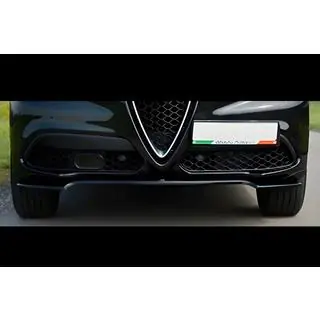Front Lip Spoiler DPT V-1 (ABS, Gloss Black) photo 1