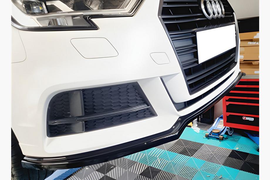 Audi A3 2012-2020 Front Lip DPT V-2 (Gloss Black) Image