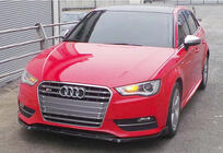 Audi A3 2012-2020 Front lip spoiler add-on DPT V-3 (Sedan/HB, gloss black) photo 3