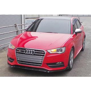 Front lip spoiler add-on DPT V-3 (Sedan/HB, gloss black) Audi A3 2012-2020 photo 3
