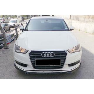 Front lip spoiler add-on DPT V-3 (Sedan/HB, gloss black) Audi A3 2012-2020 photo 4