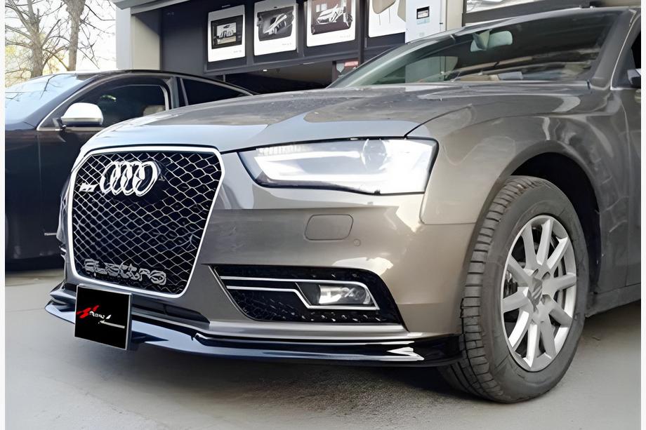 Audi A4 B8 2007-2015 Front lip DPT (2011-2015, primed for painting) Image