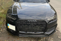 Audi A4 B9 2015-2024 DPT V-1 Front Lip Spoiler (for S-Line, 2015-2019, Gloss Black) photo 6