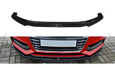 Audi A4 B9 2015-2024 DPT V-1 Front Lip Spoiler (for S-Line, 2015-2019, Gloss Black) photo 2