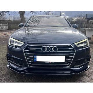 DPT V-1 Front Lip Spoiler (for S-Line, 2015-2019, Gloss Black) photo 4