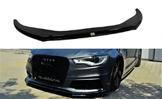 Audi A5 2007-2015 Front Lip Spoiler DPT (for S-Line, 2011-2015, Gloss Black) photo 4