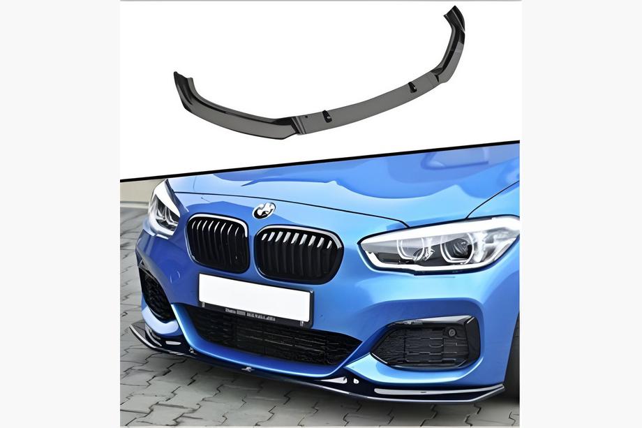 BMW 1 Series F20/F21 2011-2019 Front Lip Spoiler DPT (Gloss Black) Image