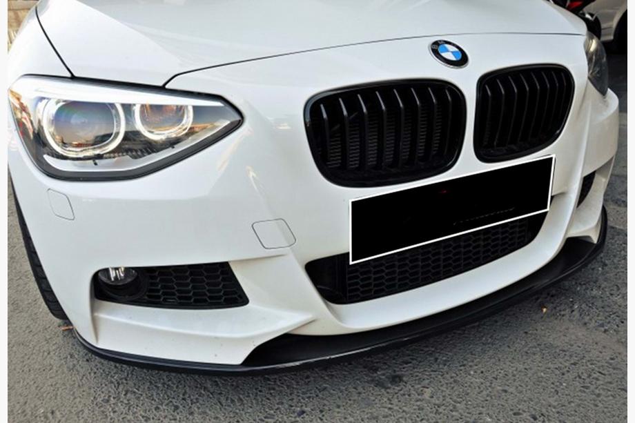BMW 1 Series F20/F21 2011-2019 Front Lip DPT V-3 (For M Performance Style, Gloss Black) Photo 1