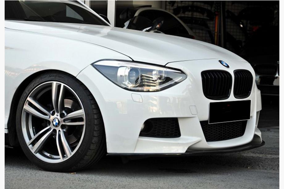 BMW 1 Series F20/F21 2011-2019 Front Lip DPT V-3 (For M Performance Style, Gloss Black) Photo 2