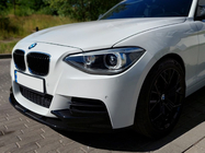 BMW 1 Series F20/F21 2011-2019 Front Lip DPT V-1 (For M Performance, Gloss Black, 2 pcs) photo 5