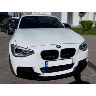 Front Lip DPT V-1 (For M Performance, Gloss Black, 2 pcs) BMW 1 Series F20/F21 2011-2019 photo 4