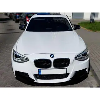 Front Lip DPT V-1 (For M Performance, Gloss Black, 2 pcs)
