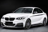 BMW 2 Series F22/F23 2014-2021 Front Lip DPT V-2 (For M Performance, Gloss Black) photo 1