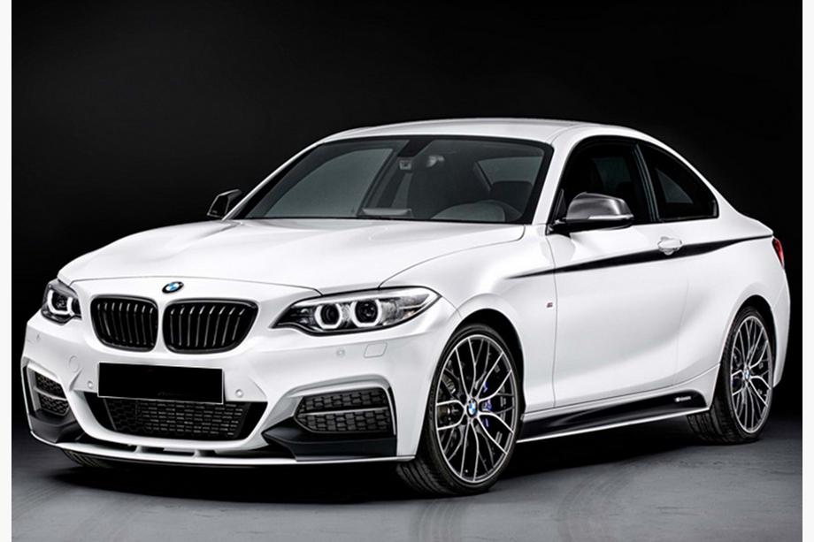 BMW 2 Series F22/F23 2014-2021 Front Lip DPT V-2 (For M Performance, Gloss Black) Image