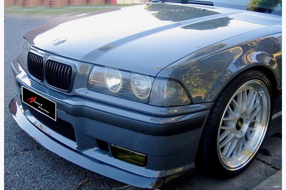 BMW 3 Series E36 1990-2000 Front Lip Spoiler DPT (for M3, Gloss Black) Image